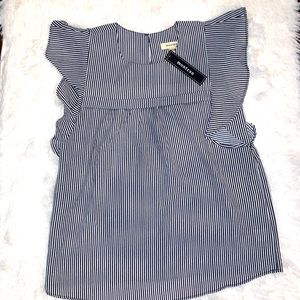 Blouse ~ Black/White stripes